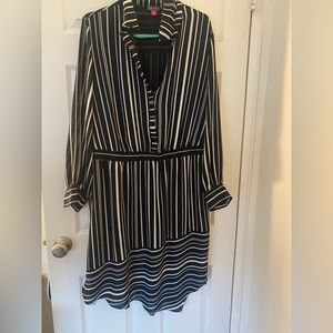 Vince Camuto dress/ asymmetrical